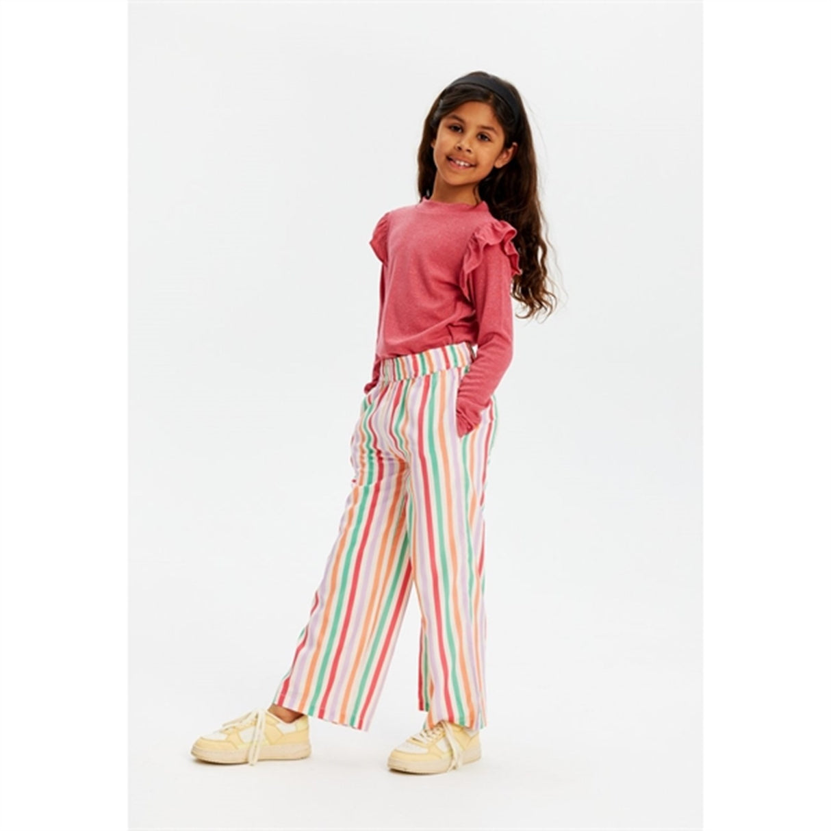 The New Multi stripe Jodie Wide Byxor 3