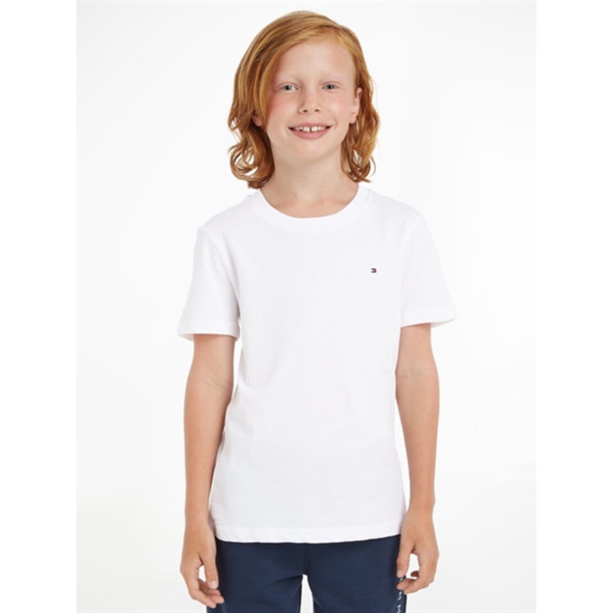 Tommy Hilfiger Boy Basic CN T-Shirt Bright White 2