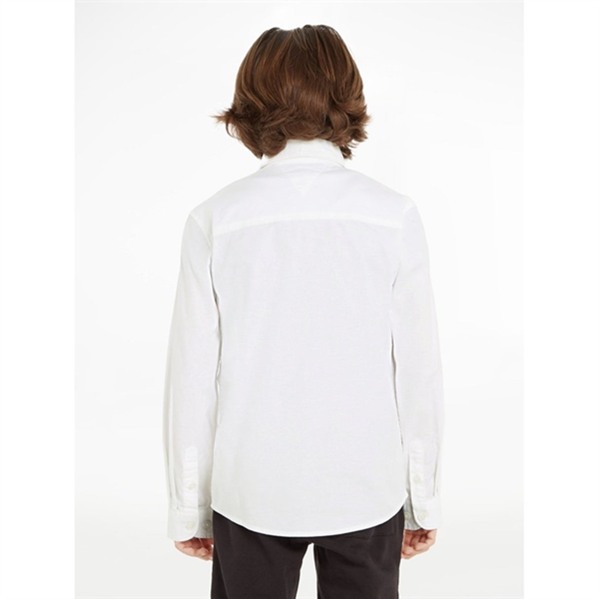 Tommy Hilfiger Boy Stretch Oxford Skjorte White 5