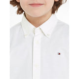 Tommy Hilfiger Boy Stretch Oxford Skjorte White 3