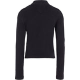 Tommy Hilfiger Stripe Mock Tröja Black / Desert Sky Stripe