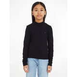 Tommy Hilfiger Stripe Mock Tröja Black / Desert Sky Stripe