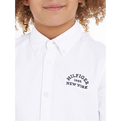 Tommy Hilfiger Varsity Oxford Skjorta White 2