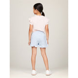 Tommy Hilfiger Gingham Ruffle Shorts Breezy Blue Check