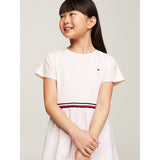 Tommy Hilfiger Gingham Combi Klänning Whimsy Pink Check