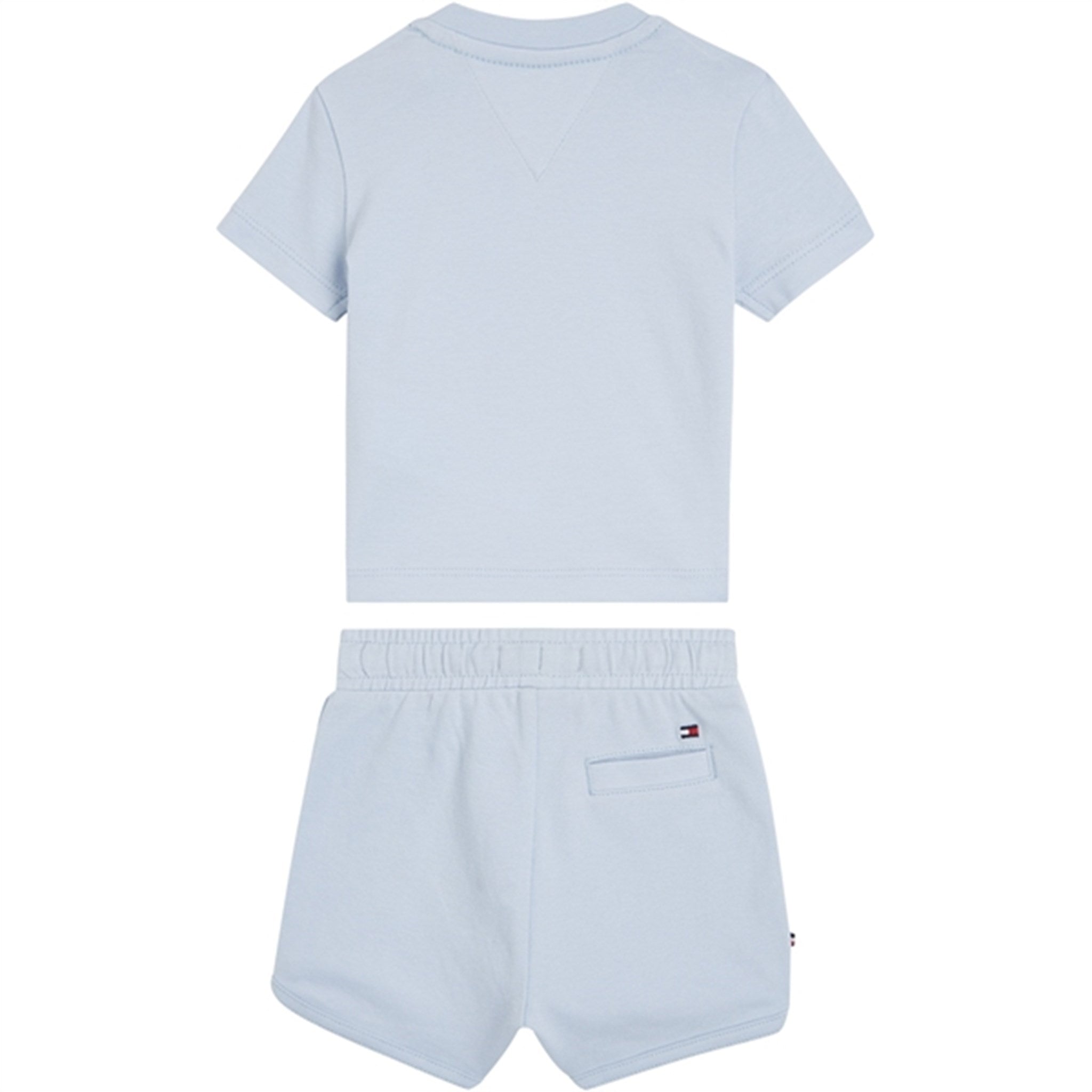 Tommy Hilfiger Bebis Th Logo Shorts Set Breezy Blue 3
