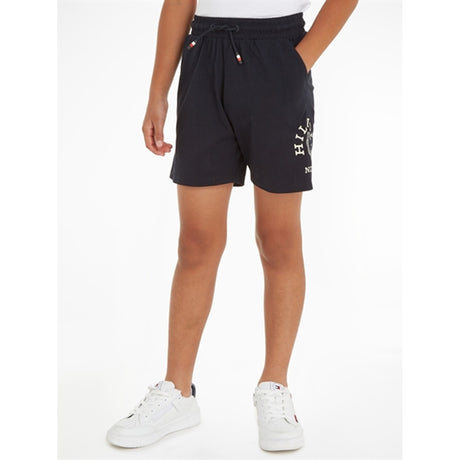 Tommy Hilfiger Monogram Wreath Sweatshorts Desert Sky
