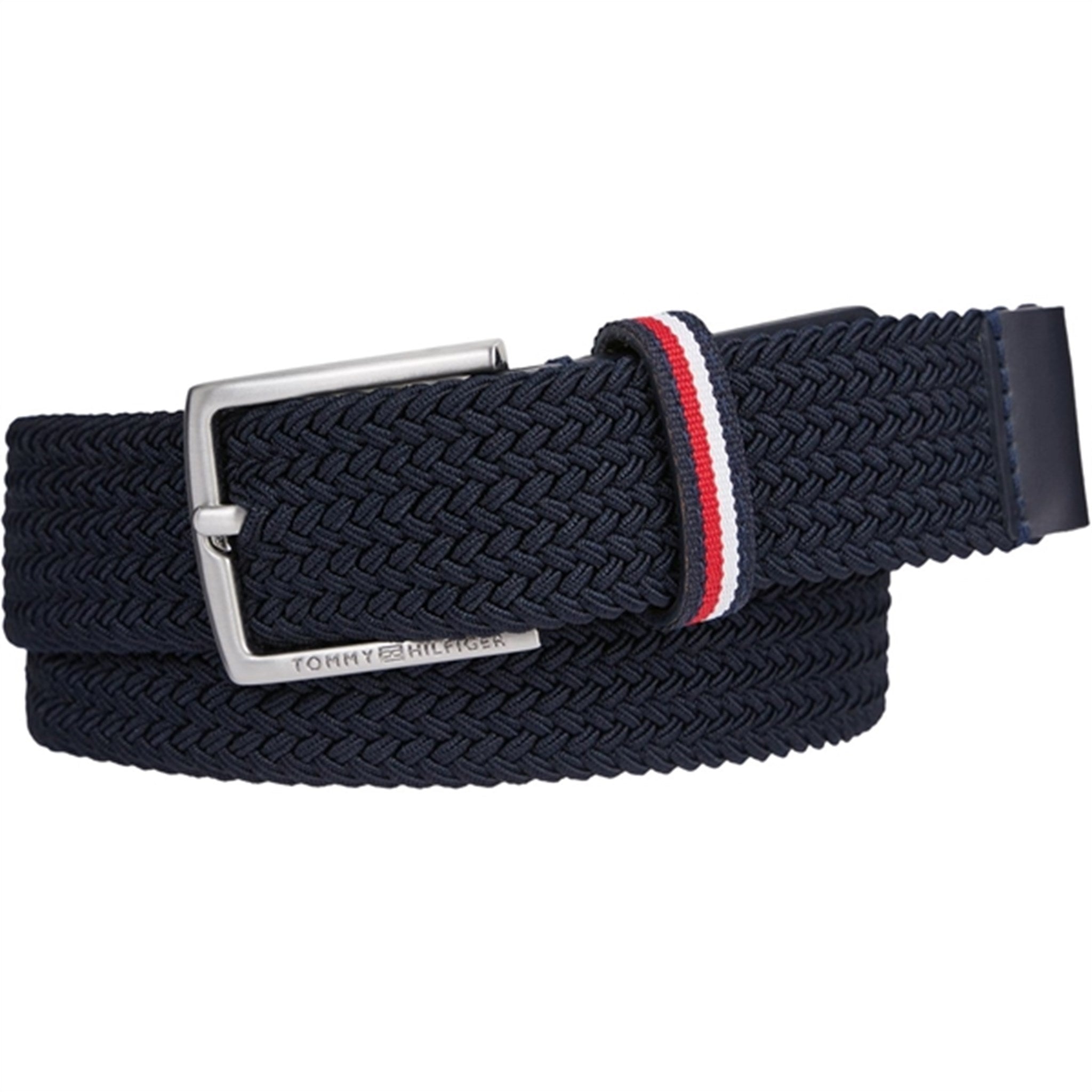 Tommy Hilfiger Elasticated Braided Bälte Space Blue