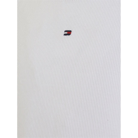 Tommy Hilfiger Essential Rib Lace Tank Topp White