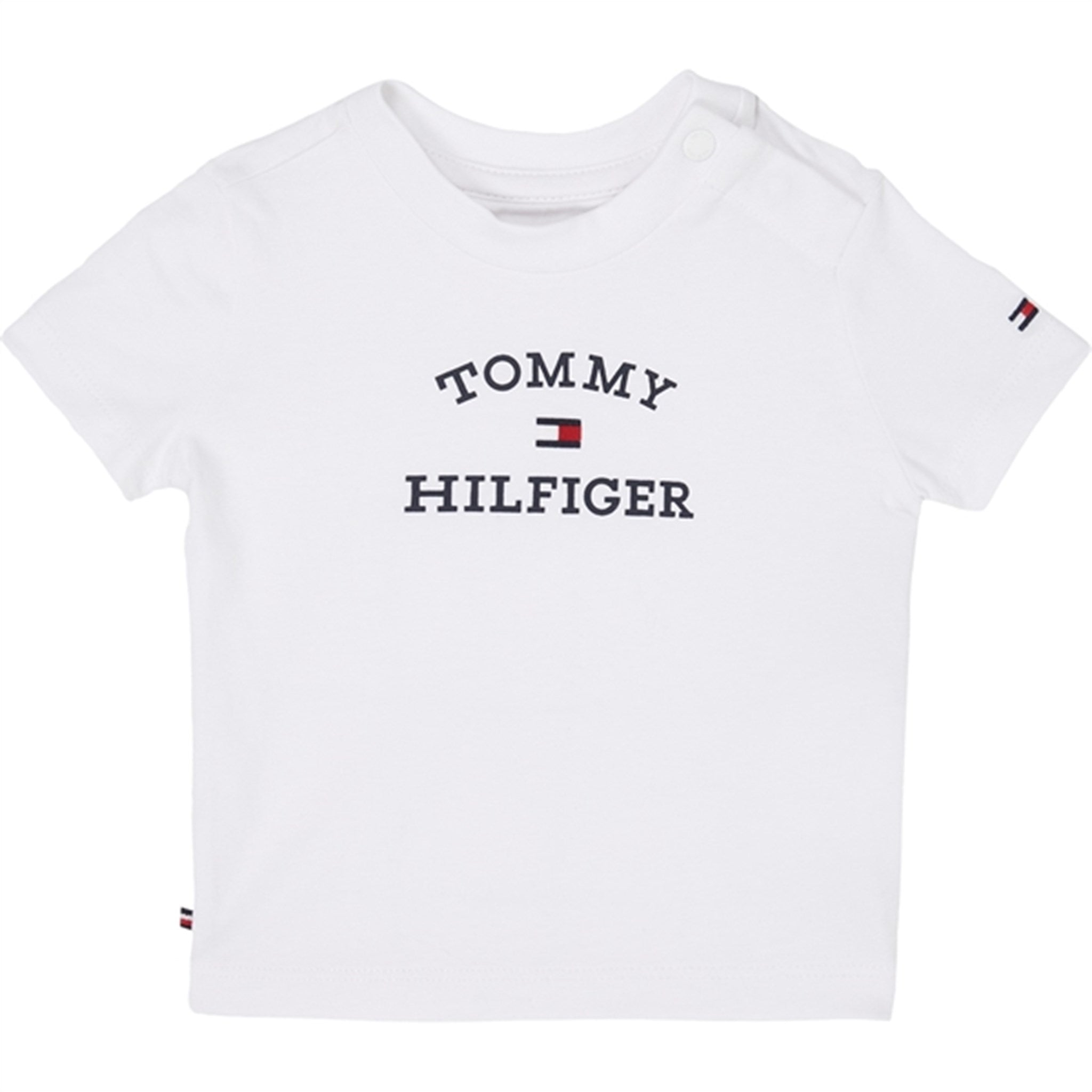 Tommy Hilfiger Bebis Th Logo T-Shirt White