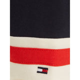 Tommy Hilfiger Varsity Hoodie Red/White/Navy Block 3