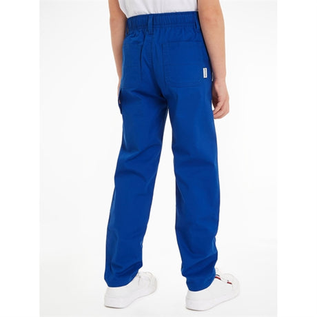 Tommy Hilfiger Skater Pull On Woven Byxor Ultra Blue 2