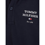 Tommy Hilfiger Th Logo Kortærmet Pikétröja Desert Sky 3