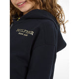 Tommy Hilfiger Monotype Foil Zip Thru Hoodie Desert Sky 6