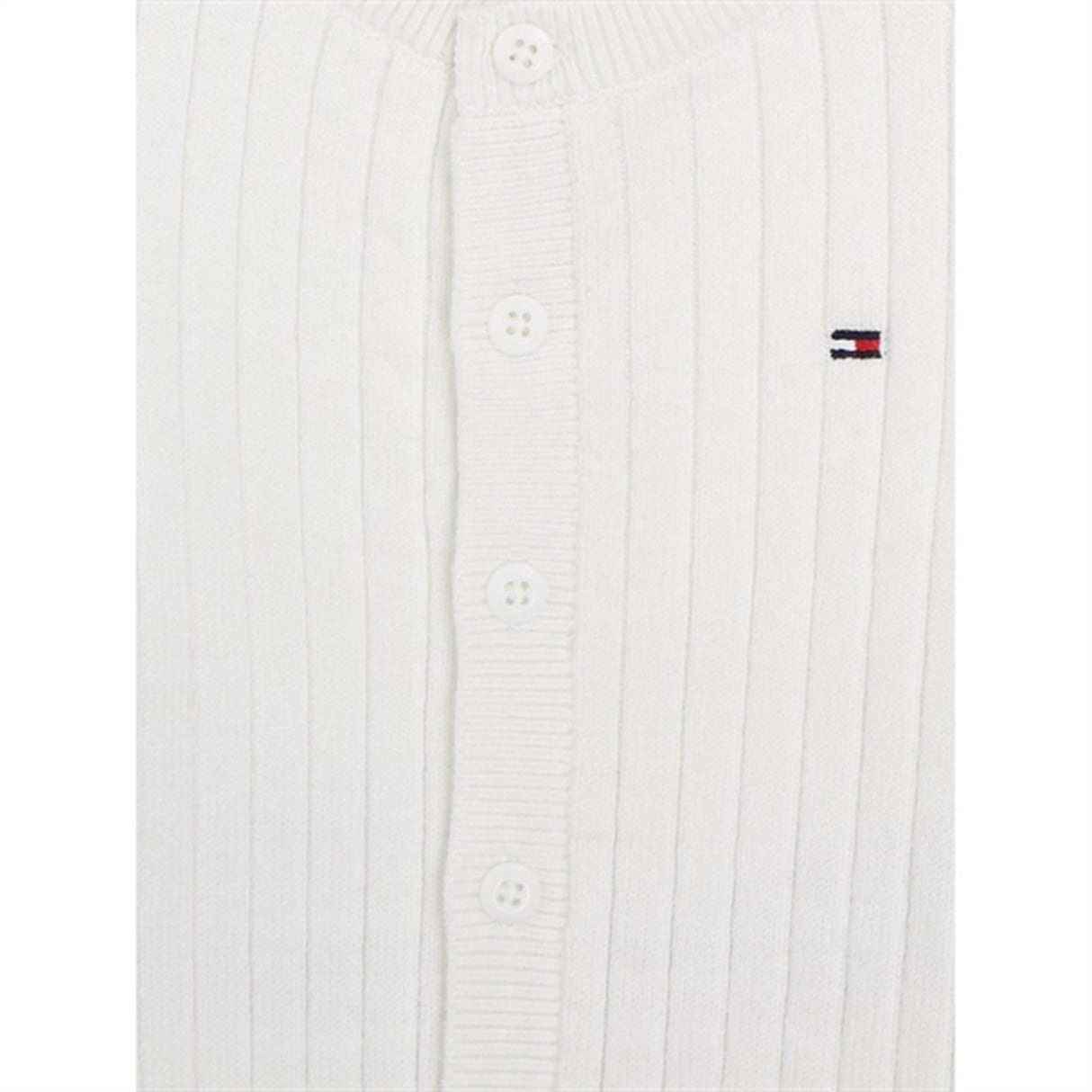 Tommy Hilfiger Bebis Rib Stickad Tröja Set Presentlåda White 3