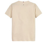 Tommy Hilfiger Icon Script Embro T-Shirt Savannah Sand