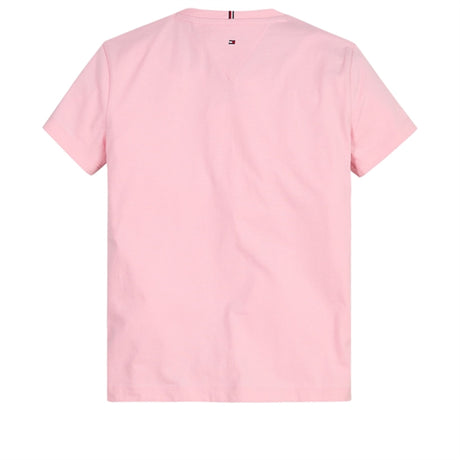 Tommy Hilfiger Icon Script Embro T-Shirt Pink Shade 2