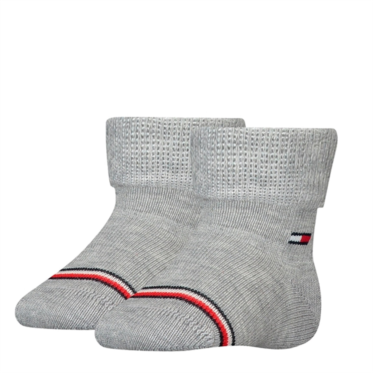 Tommy Hilfiger Baby 2-Pack Strumpor Light Grey Melange