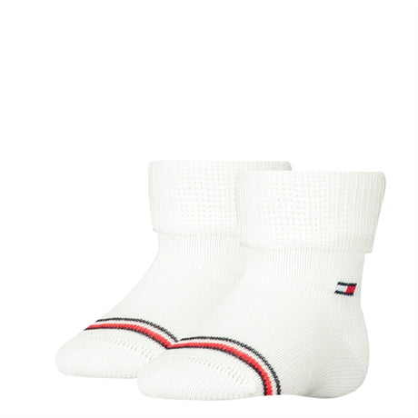 Tommy Hilfiger Baby 2-Pack Strumpor White