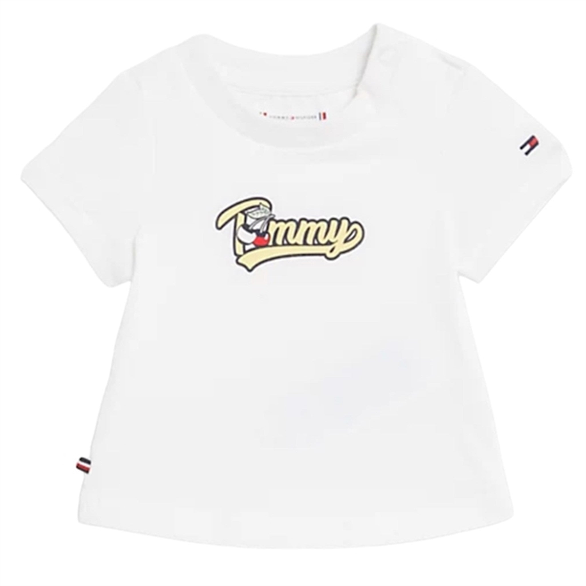 Tommy Hilfiger Bebis Cherry Tommy T-shirt White