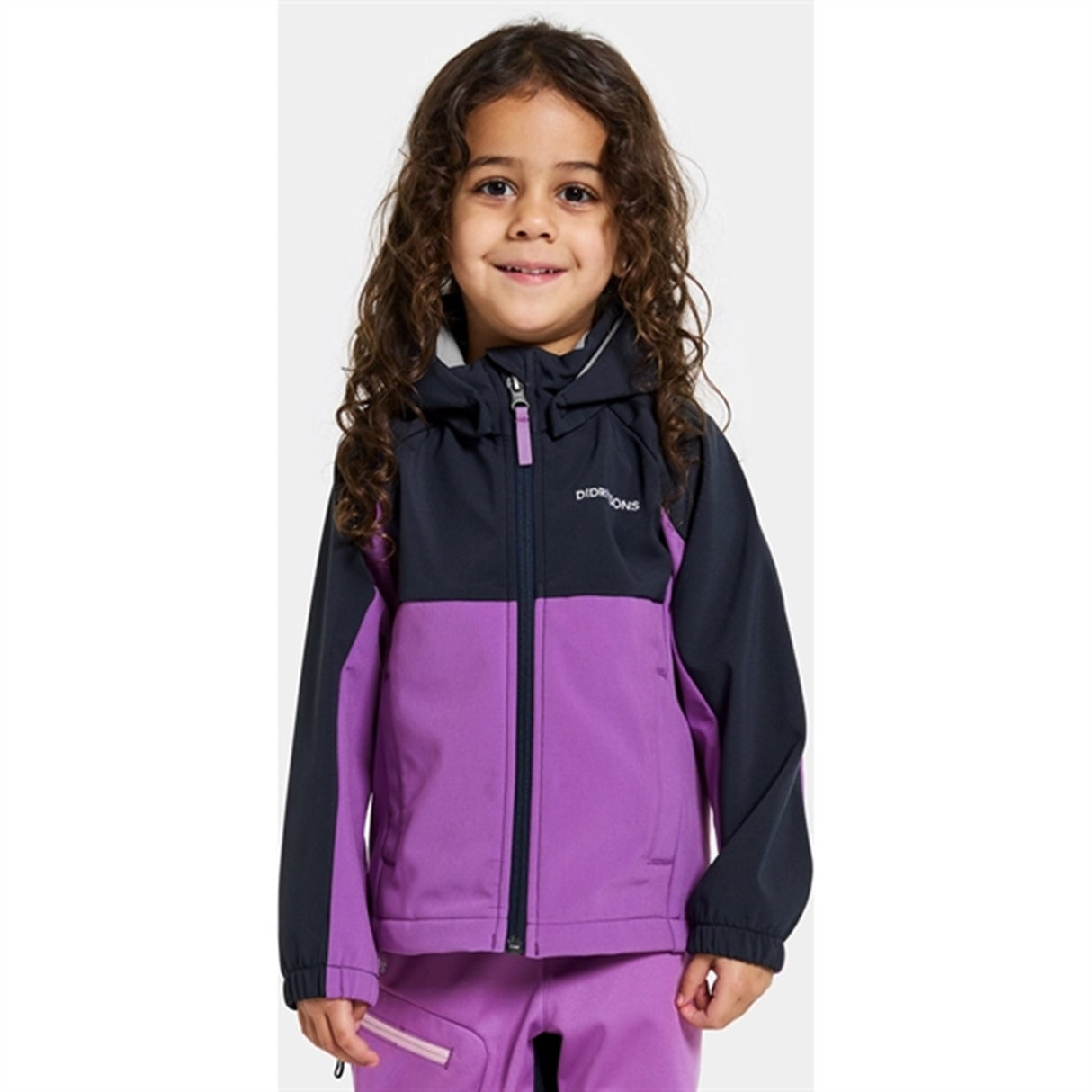 Didriksons Tulip Purple Troel Kids Jacka 2