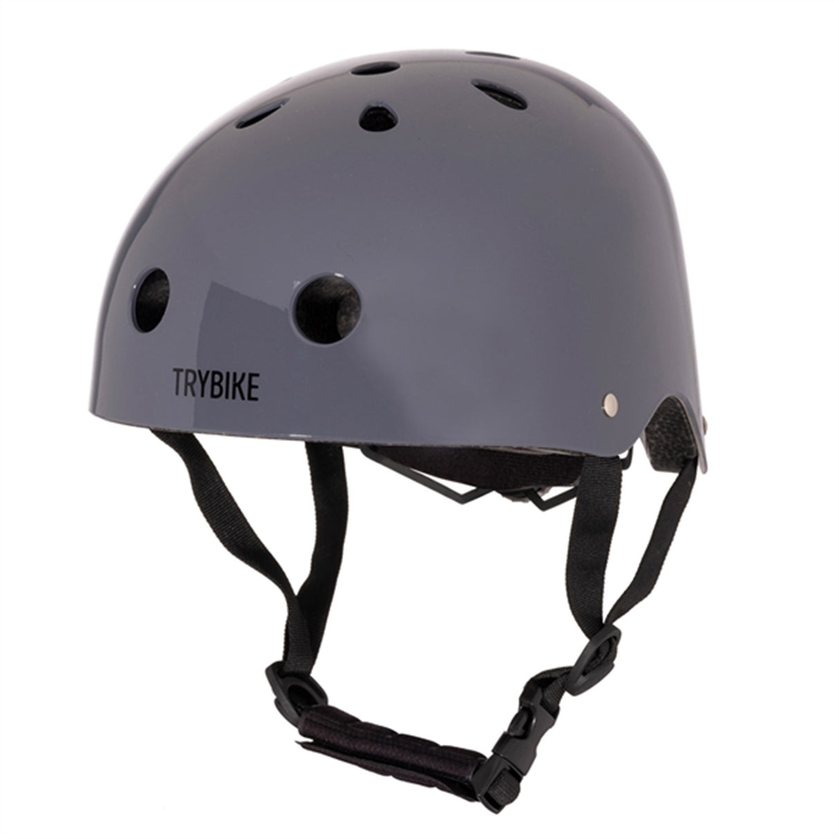 Trybike CoConut Graphite Grey Cykelhjälm Retro Look