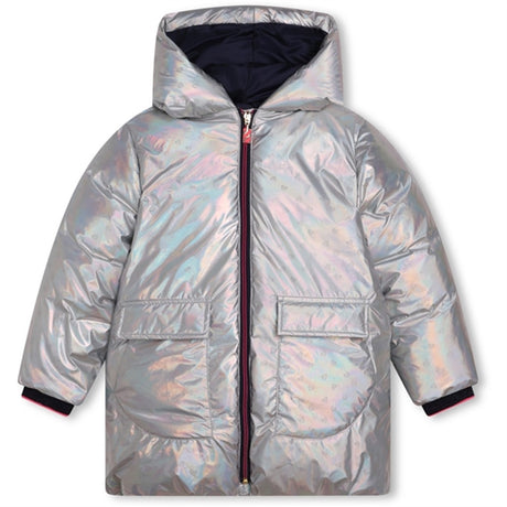 Billieblush Lame Silver Puffer Jacka