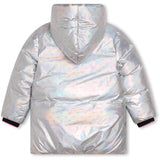 Billieblush Lame Silver Puffer Jacka 4