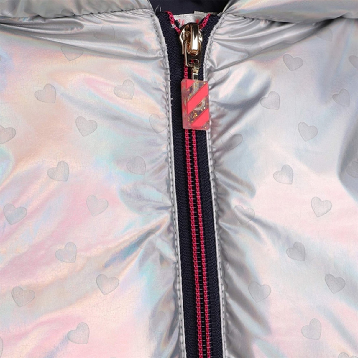 Billieblush Lame Silver Puffer Jacka 3