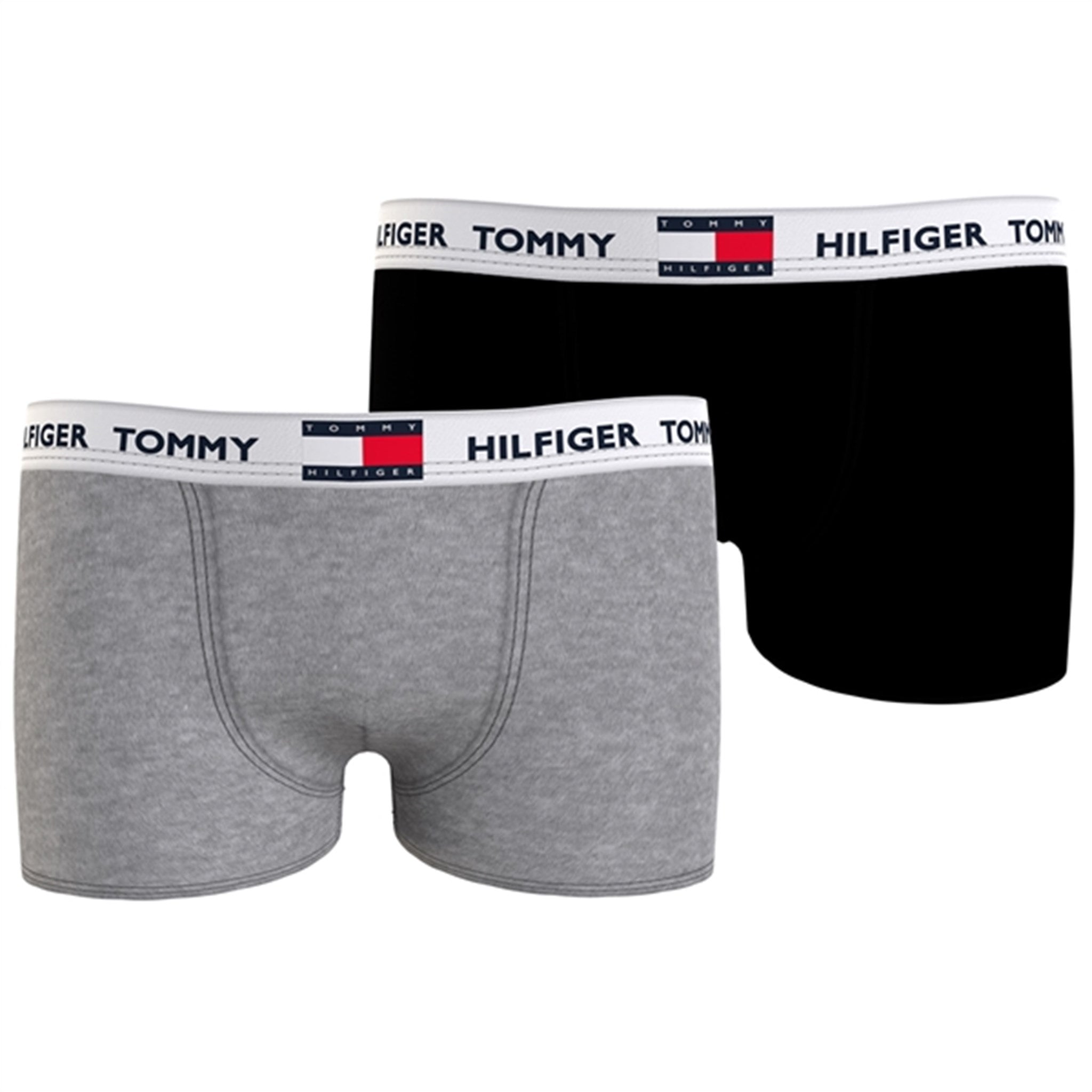 Tommy Hilfiger Boxershorts 2-pack Black/ Medium Grey