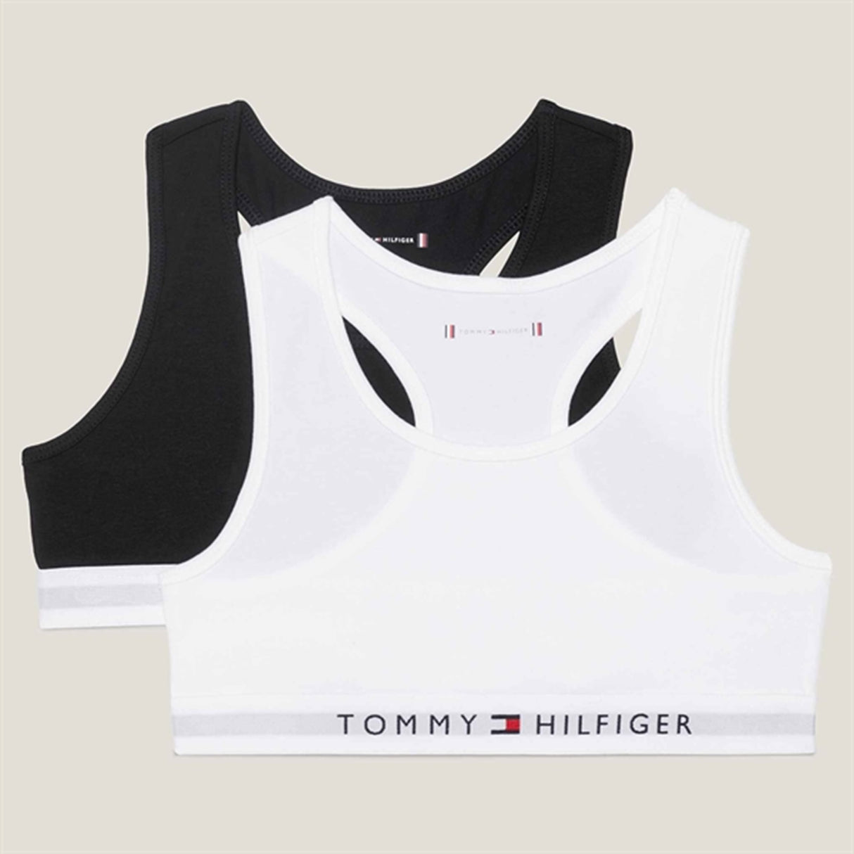 Tommy Hilfiger Bralette 2-Pak White / Black 2