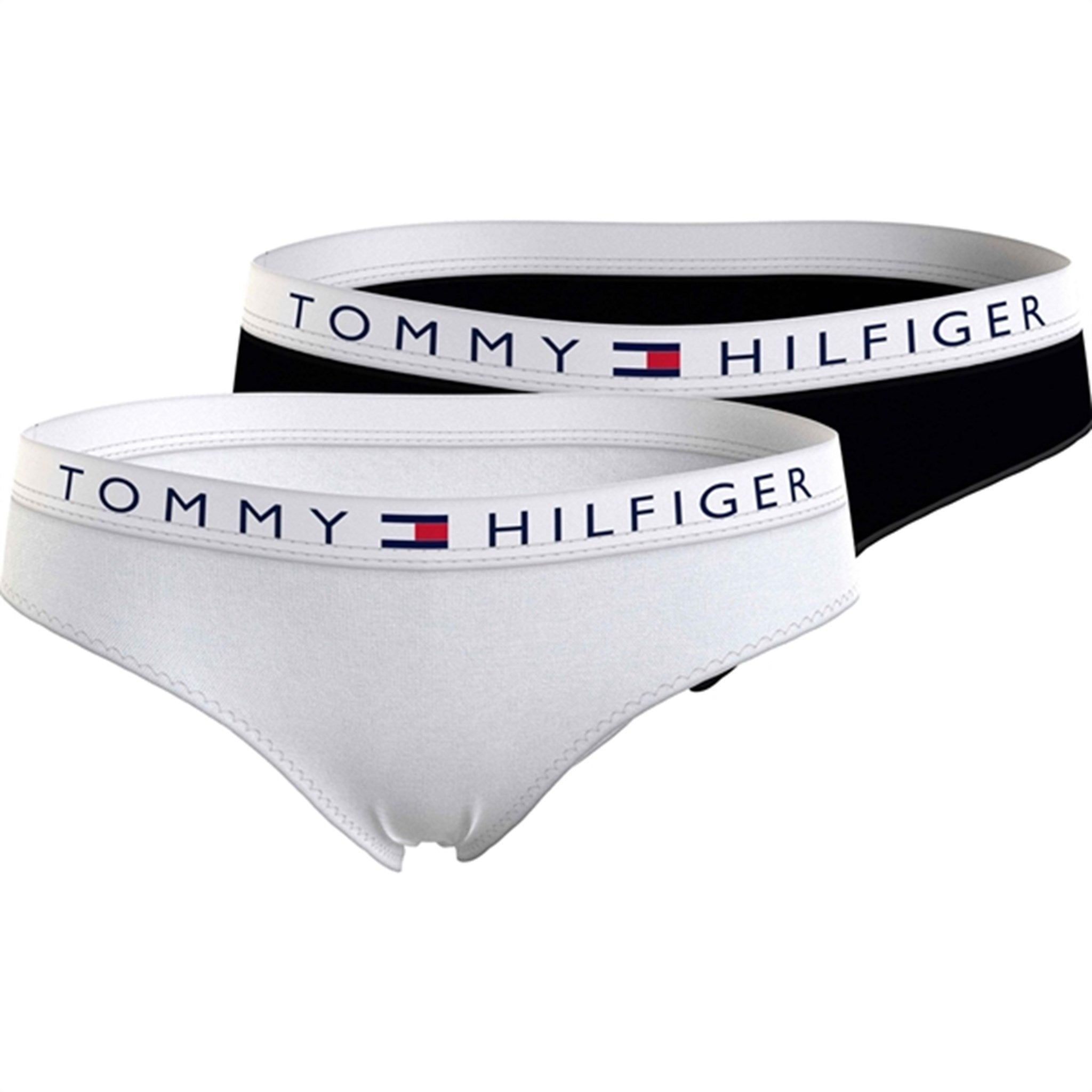 Tommy Hilfiger Trosor 2-Pak White / Black