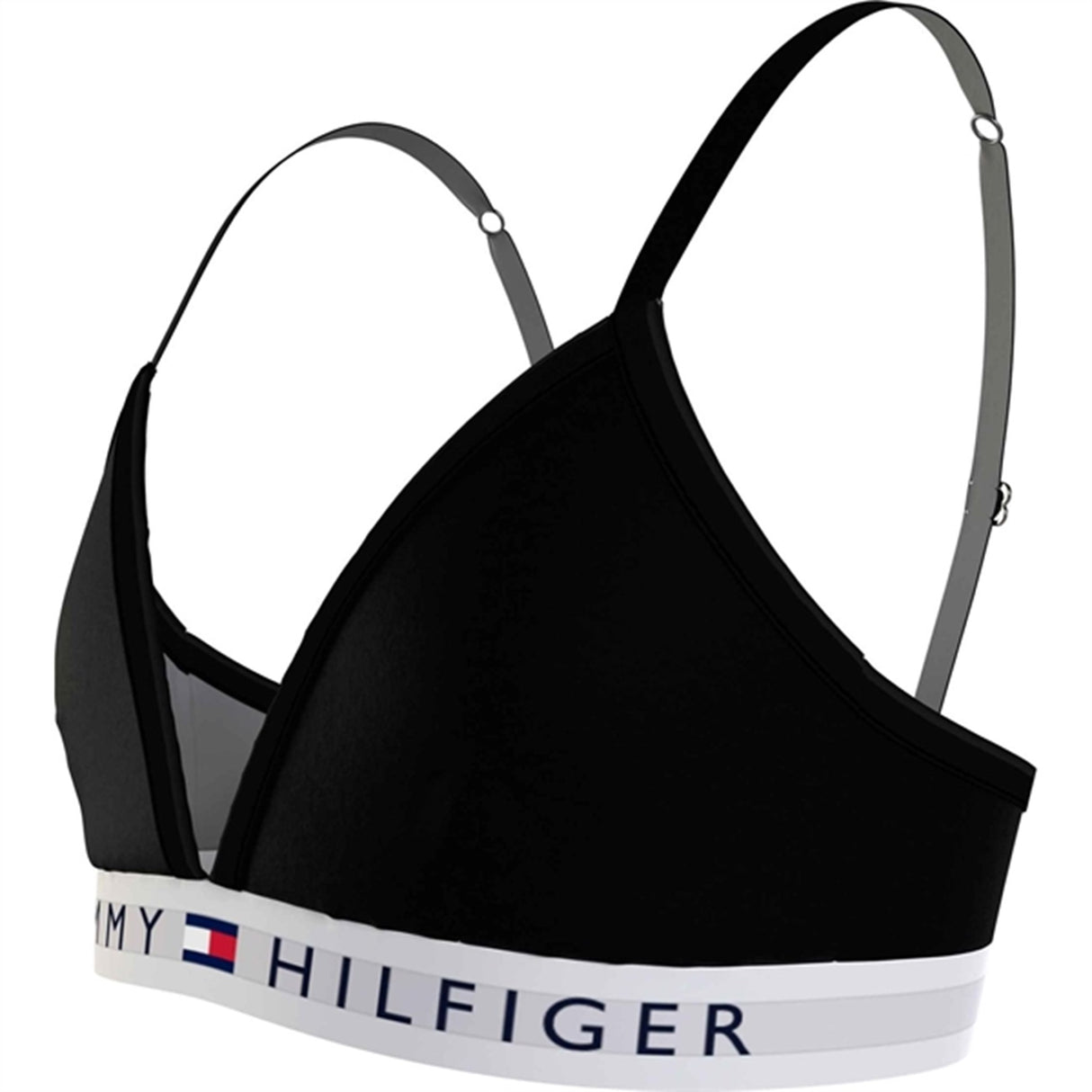 Tommy Hilfiger Vadderad Triangel-BH Black 2