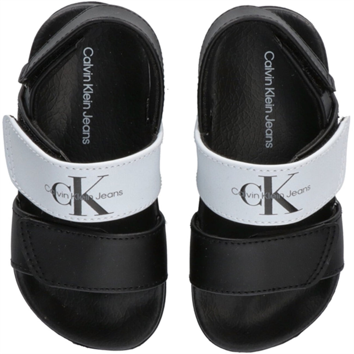 Calvin Klein Kardborreband Sandal Black/White 4
