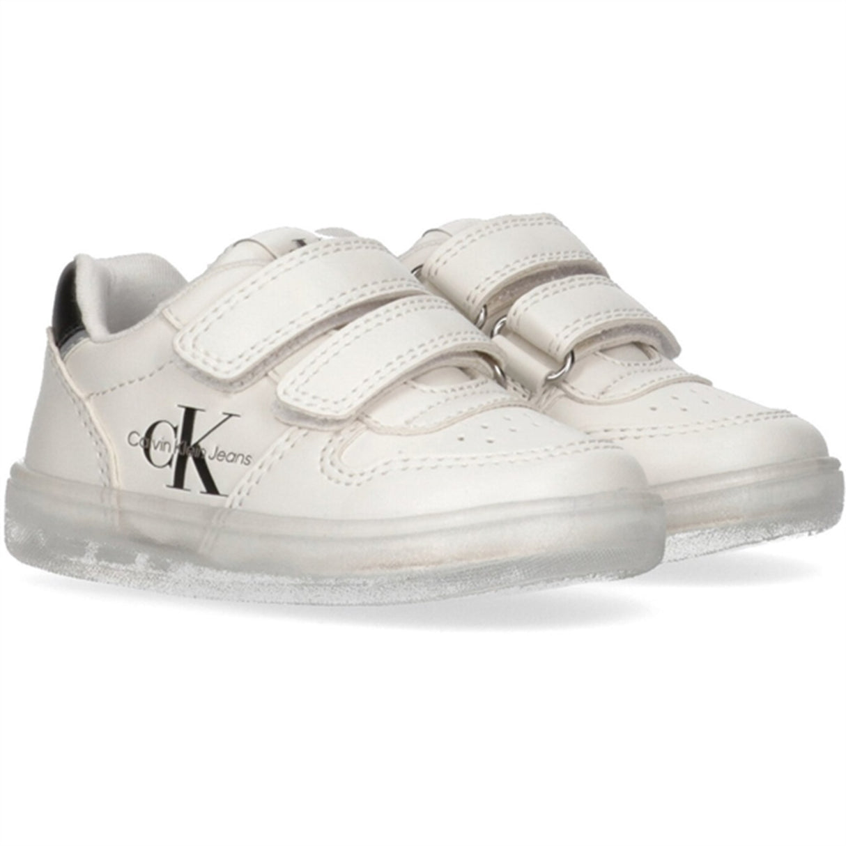 Calvin Klein Low Cut Kardborreband Sneakers White 3