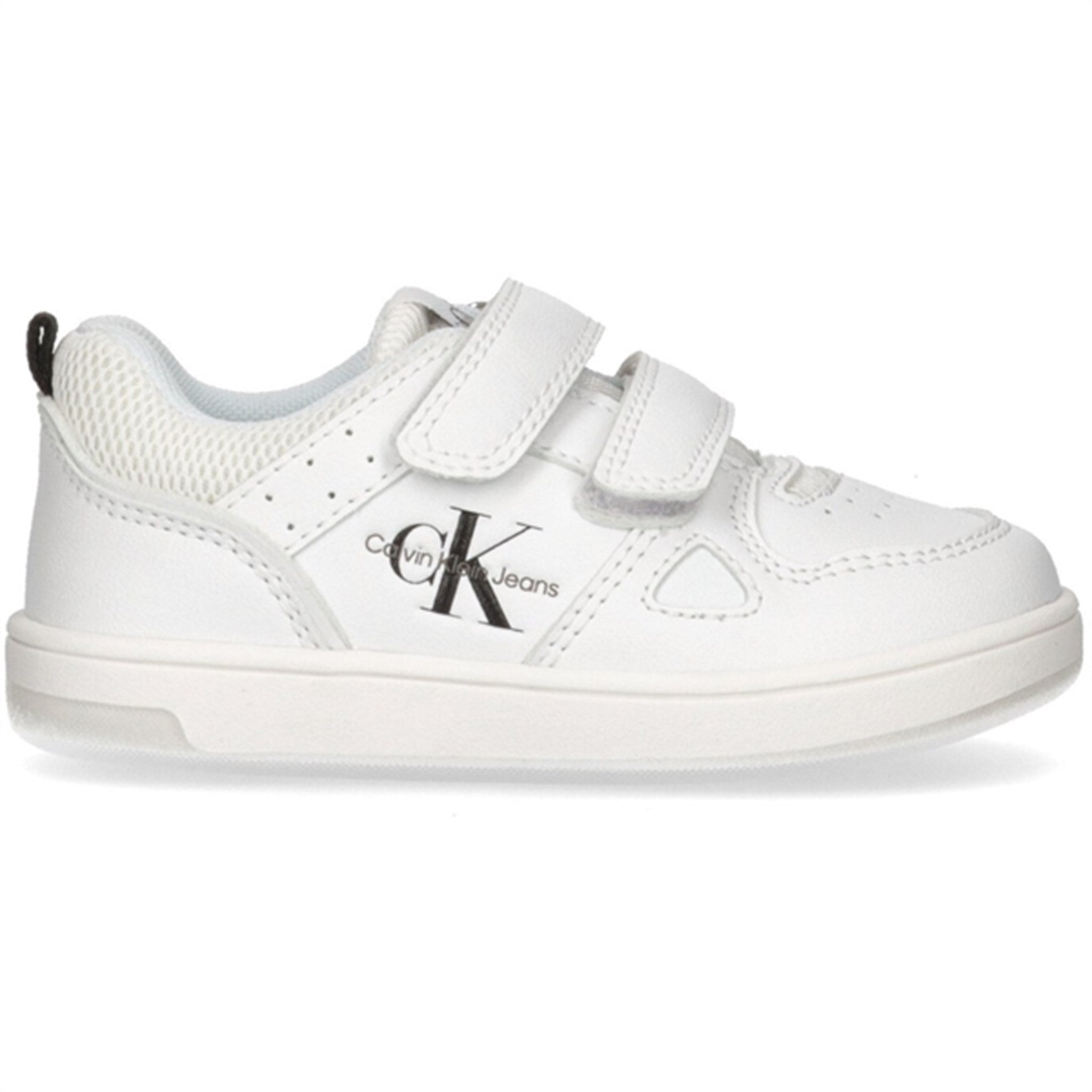 Calvin Klein Low Cut Kardborreband Sneaker White 2