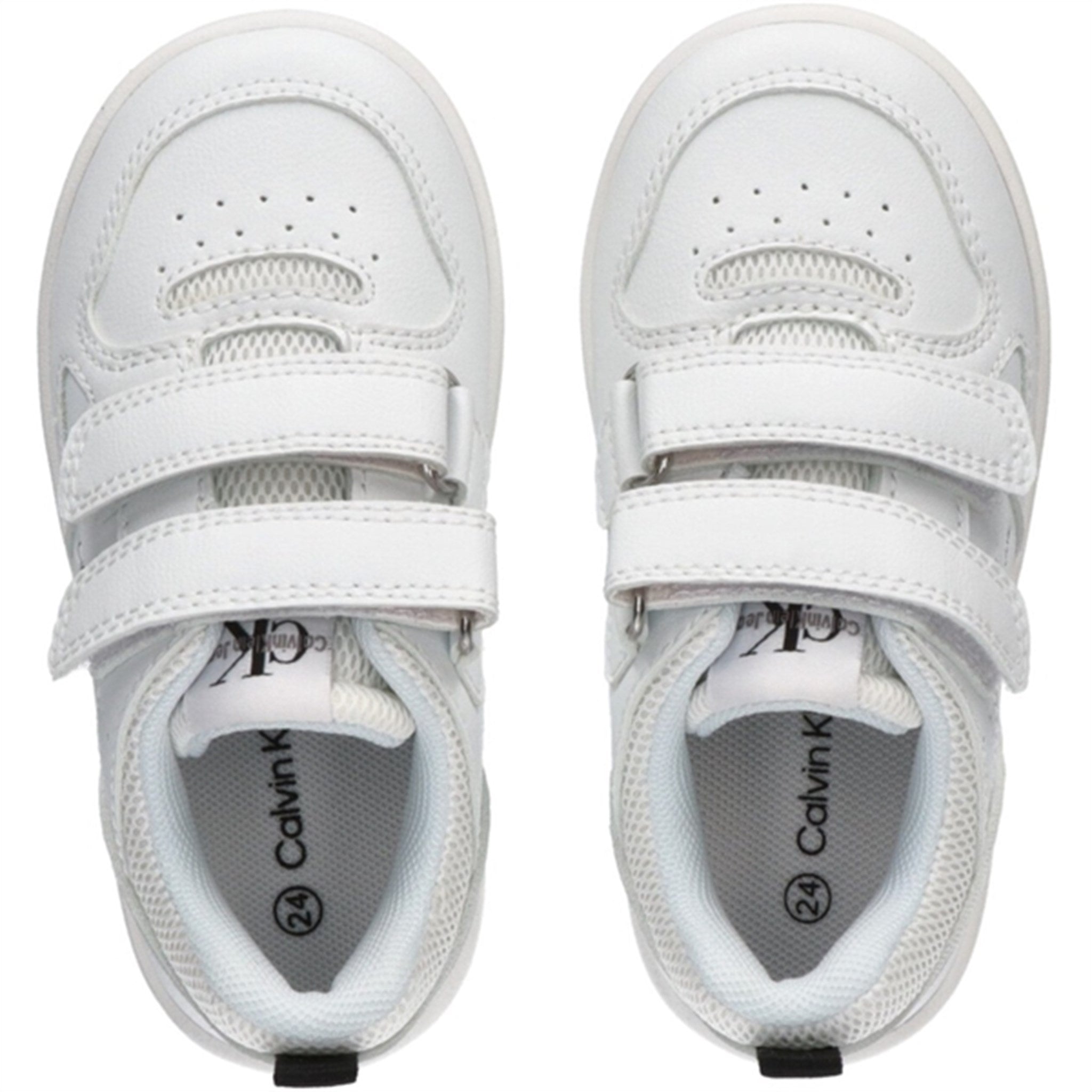 Calvin Klein Low Cut Kardborreband Sneaker White 3