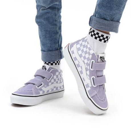 VANS SK8-Mid Reissue Languid Lavender/True Logo Repeat Sko 2