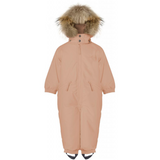 Ver de Terre Vinteroverall m. Pels Mahogany Rose