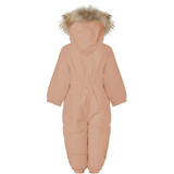 Ver de Terre Vinteroverall m. Pels Mahogany Rose