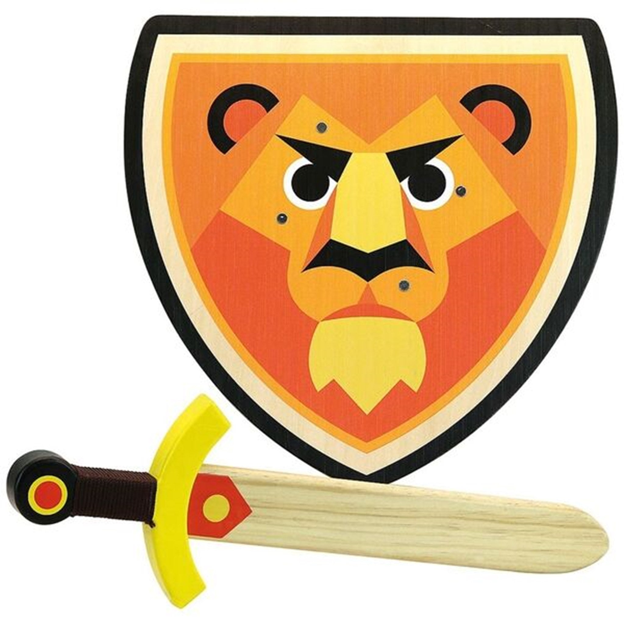 Vilac Wooden Sword and Shield - Lion