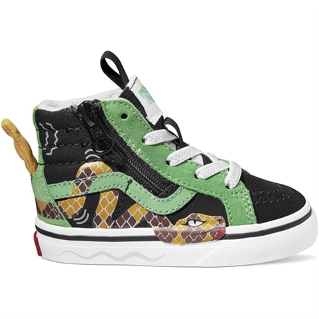 VANS SK8-Hi Reissue Side Zip Sneakers Green/Black 2