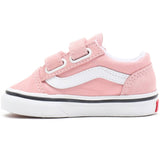 VANS Old Skool V Powder Pink/True White Sko 6