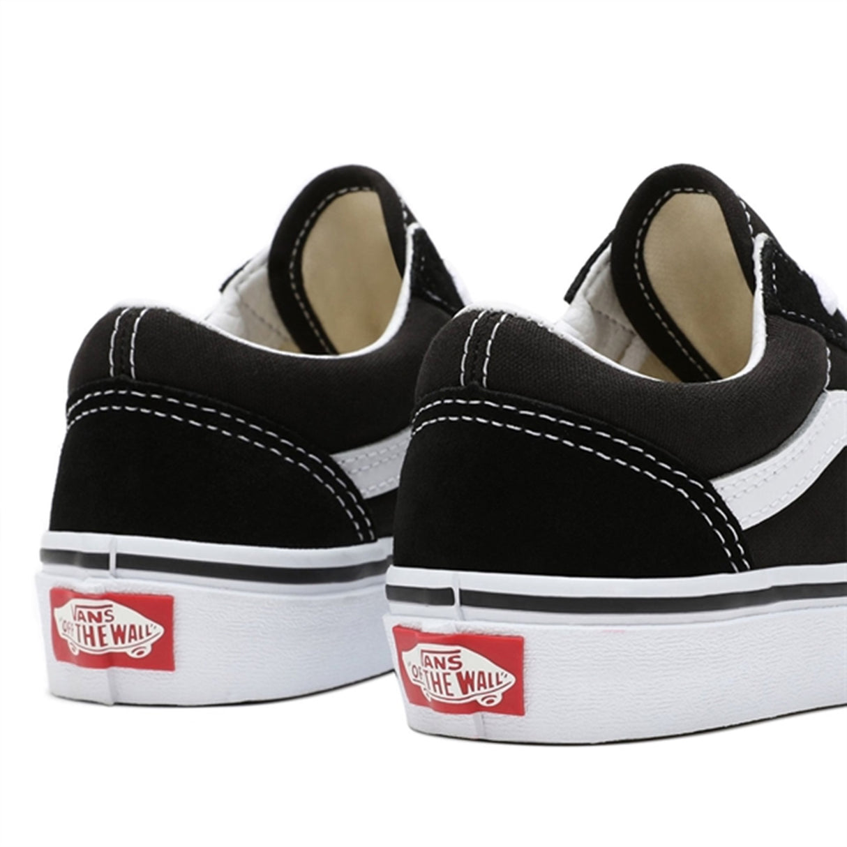 VANS Old Skool Black/True White Sko 4