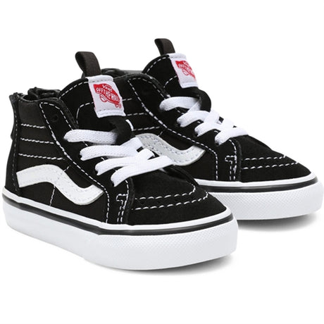 VANS Sk8 Hi Zip Black/White Sko