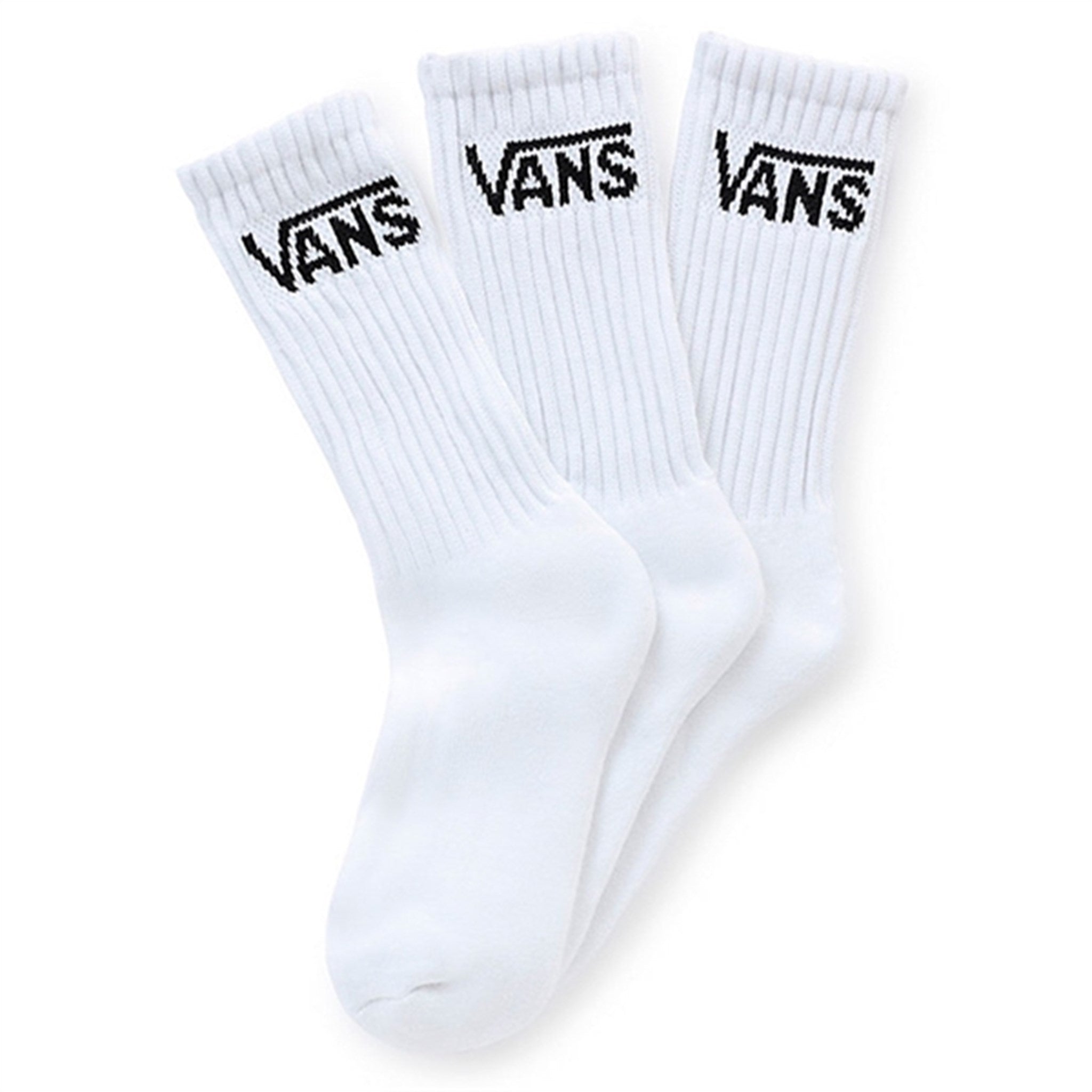 VANS By Classic Crew Youth Strumpor 3-Pack White