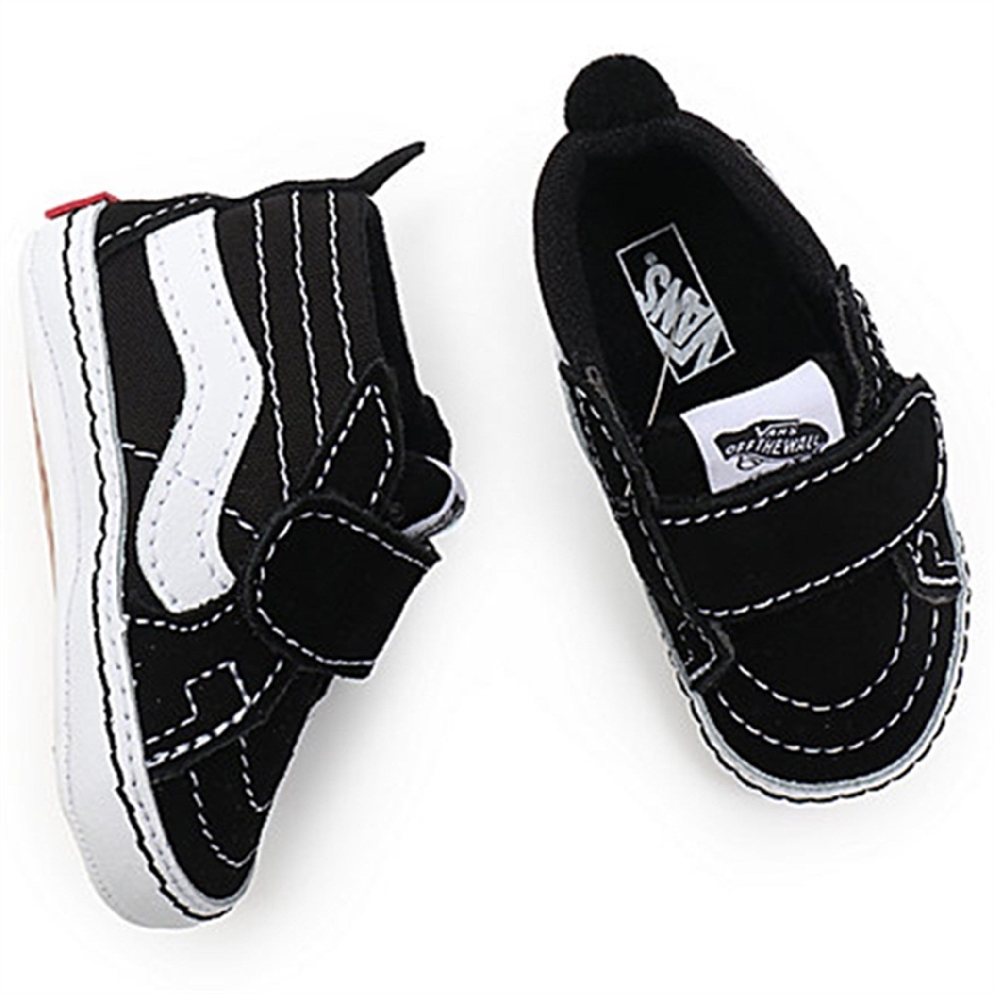 VANS IN SK8-Hi Crib Sneakers Black/True White 4