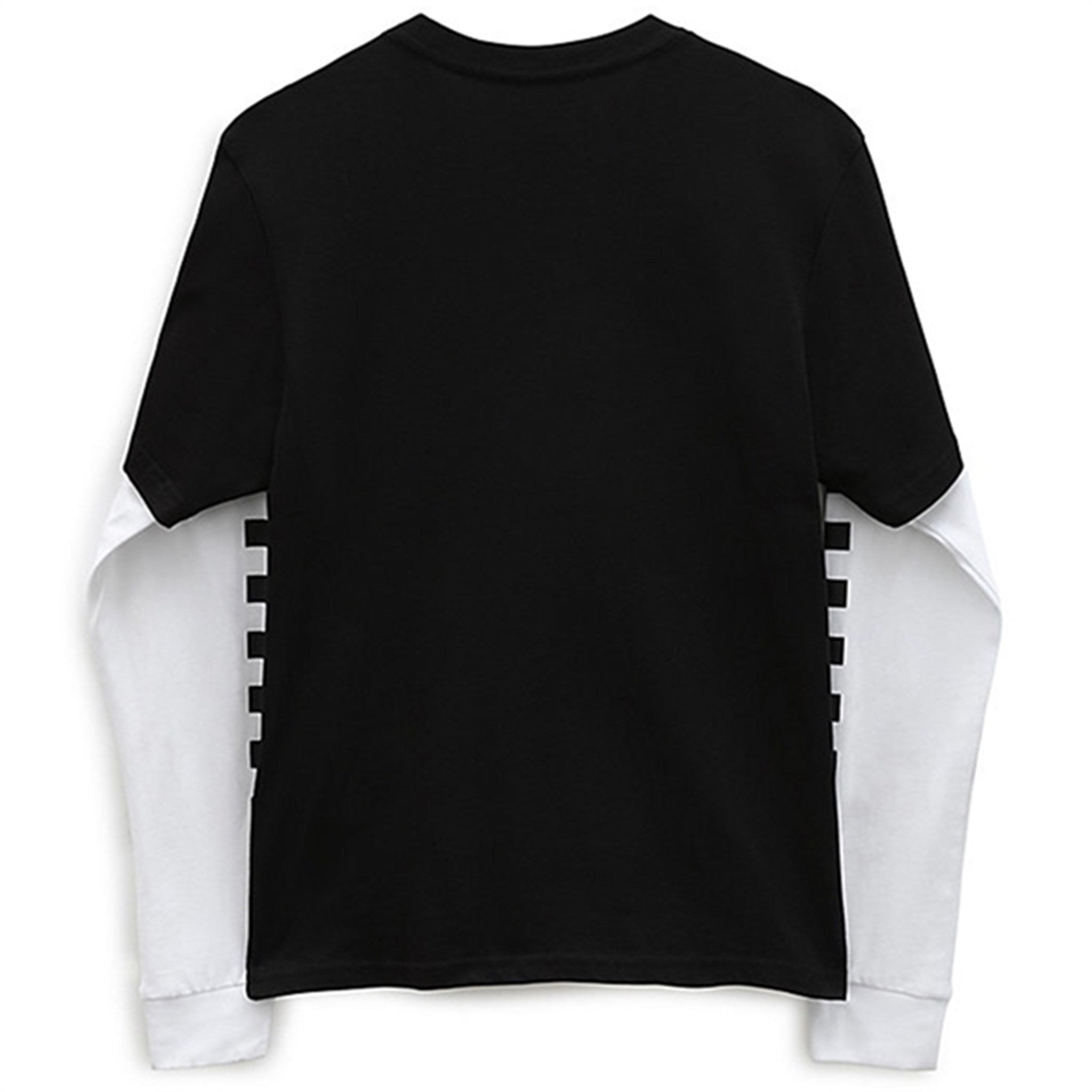 VANS By Long Check Twofer T-Shirt Black/Black 2