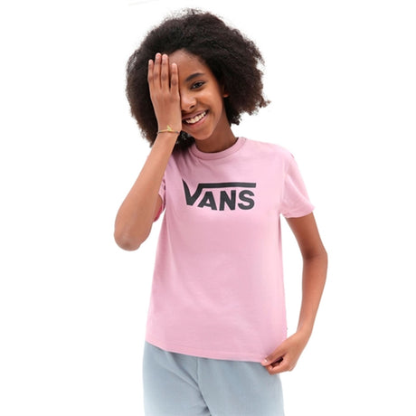 VANS Flying V Crew T-shirt Black/Turtledove 2