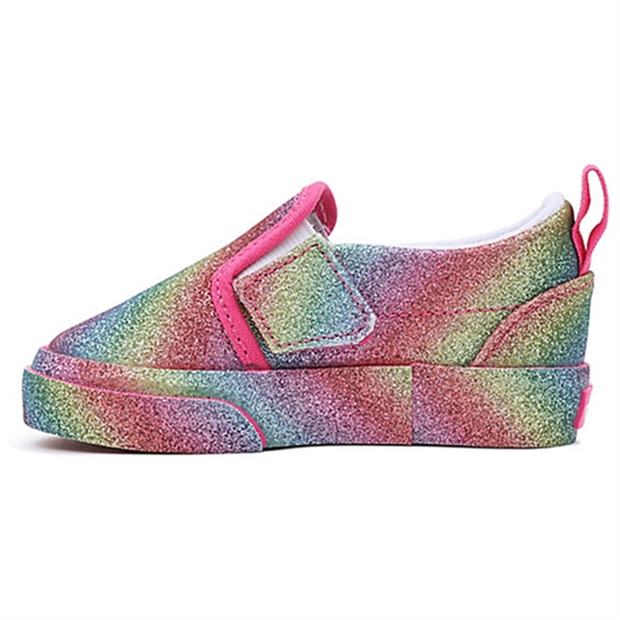 VANS TD Slip-On V Sneakers Glitter Rainglow Rainbow 3